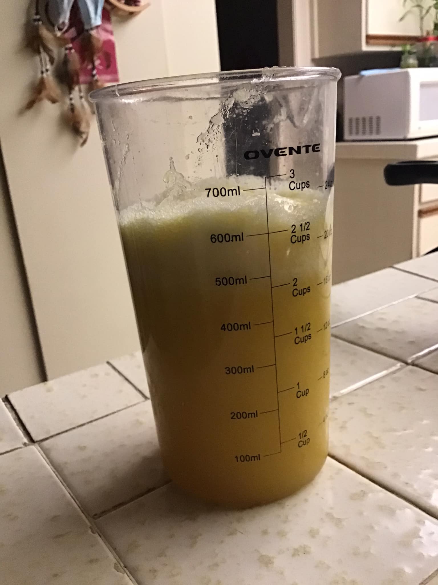 Blending Pineapple