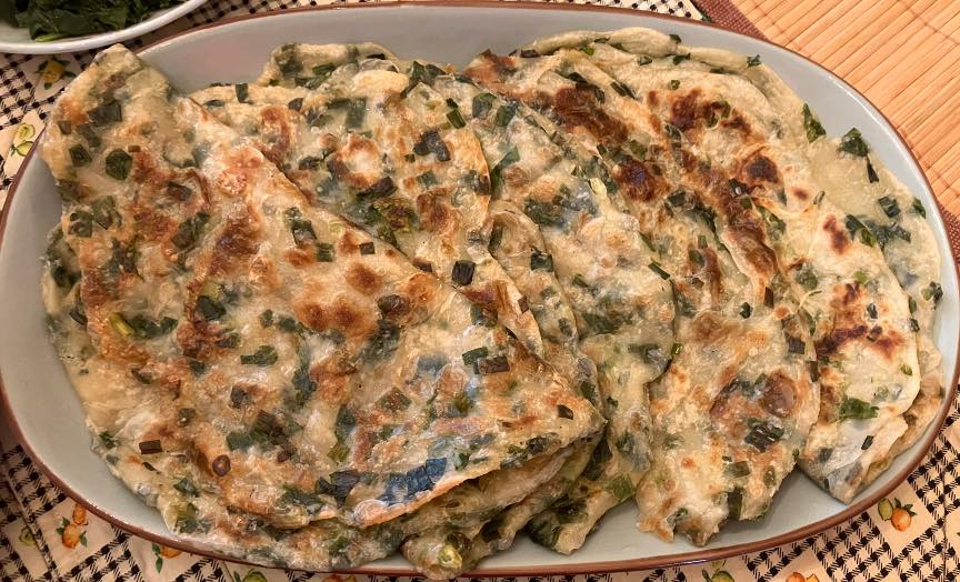 千層蔥餅 Scallion Pancakes